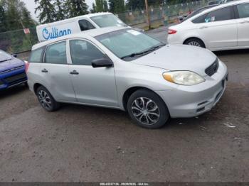  Salvage Toyota Matrix
