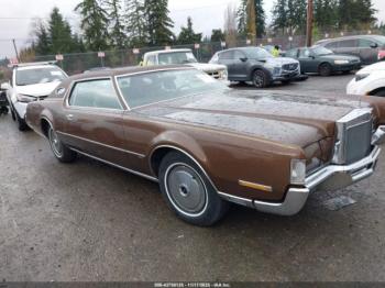  Salvage Lincoln Continental