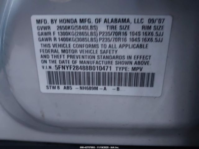 Honda Pilot Ex Image 12