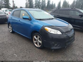  Salvage Toyota Matrix