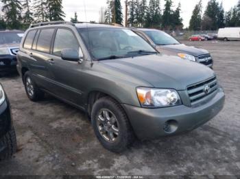  Salvage Toyota Highlander
