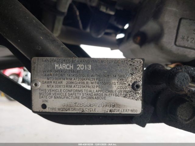 Kymco Usa Inc Downtown 300i Image 7