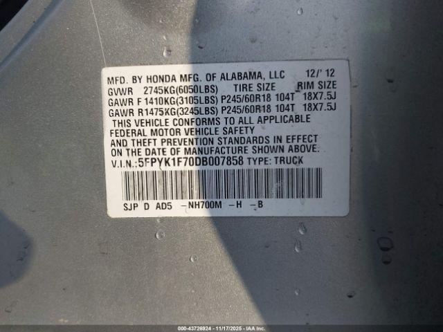 Honda Ridgeline Sport Image 13