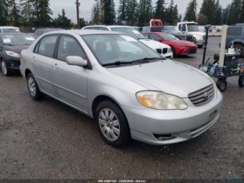  Salvage Toyota Corolla