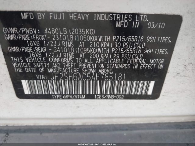 Subaru Forester 2.5x Image 10