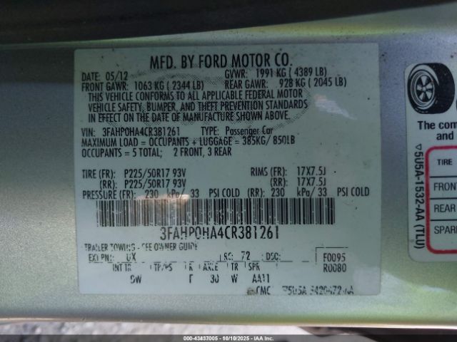 Ford Fusion Se Image 8