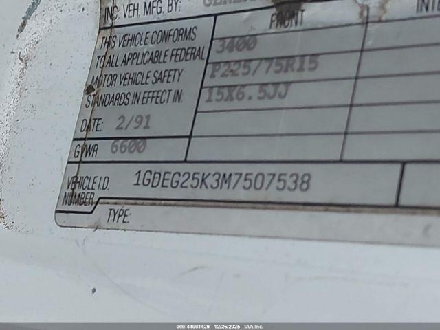 GMC Rally Wagon   Van G2500 Image 10