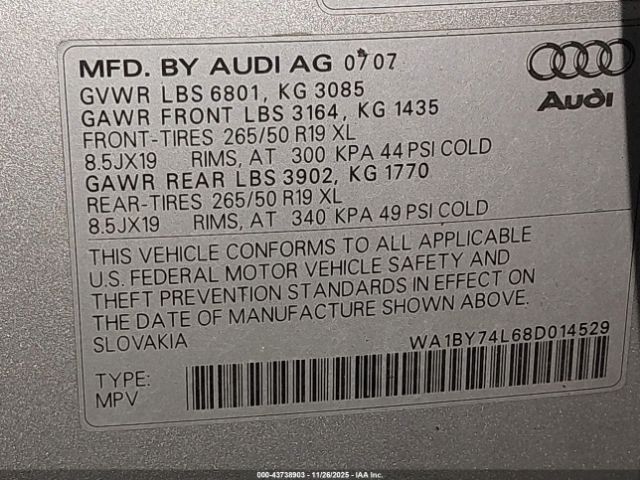 Audi Q7 3.6 Premium Image 8