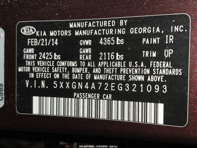 Kia Optima Ex Image 16