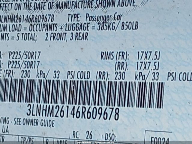 Lincoln Zephyr Image 10