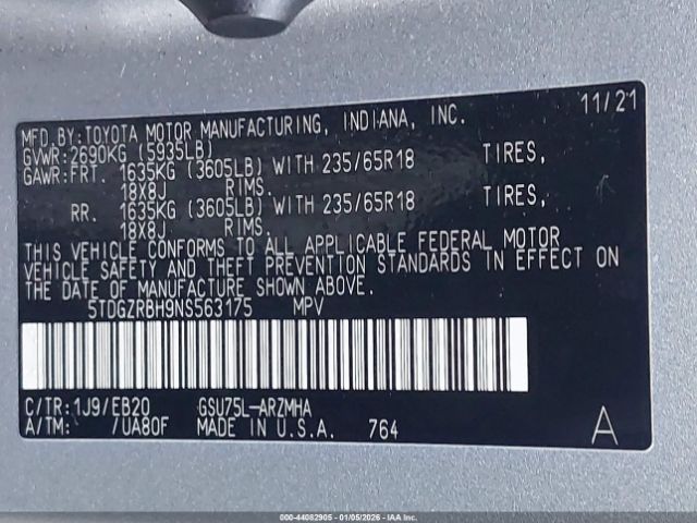 Toyota Highlander Xle Image 12