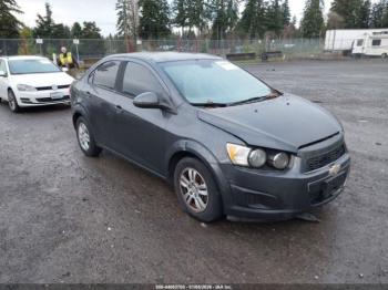  Salvage Chevrolet Sonic