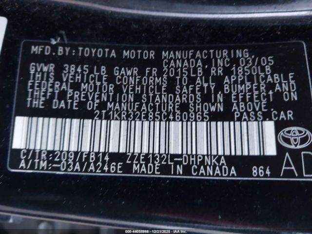 Toyota Matrix Xr Image 9