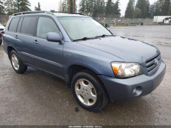  Salvage Toyota Highlander