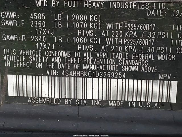 Subaru Outback 2.5i Limited Image 4