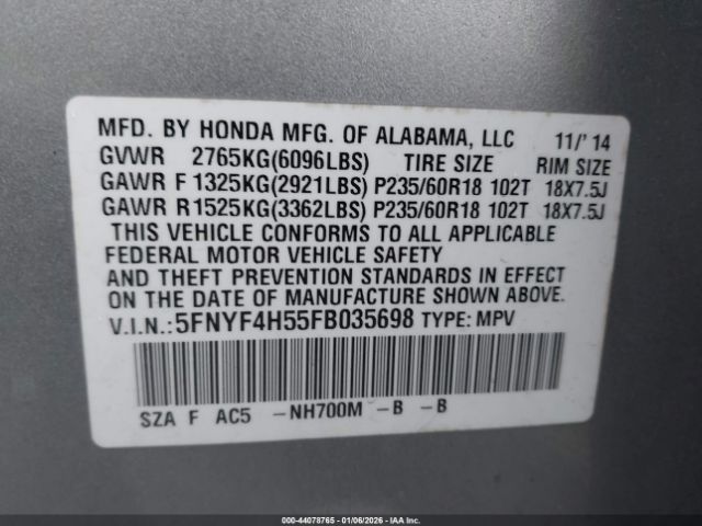 Honda Pilot Ex-l Image 13