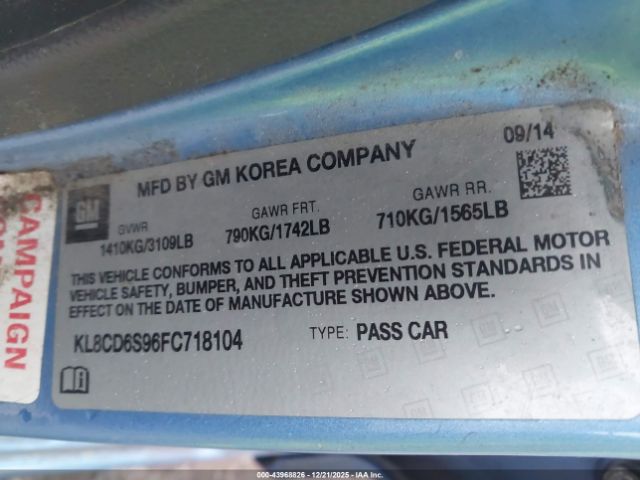 Chevrolet Spark 1lt Cvt Image 11