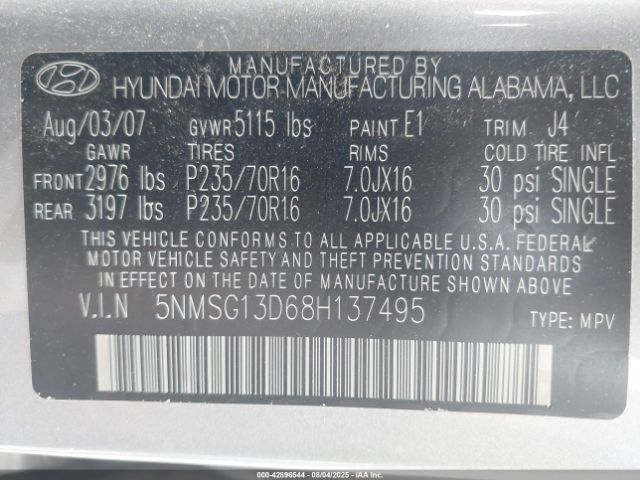 Hyundai SANTA FE Gls Image 7