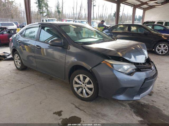  Salvage Toyota Corolla