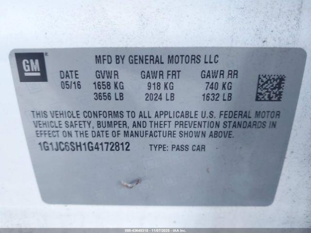 Chevrolet Sonic Lt Auto Image 10